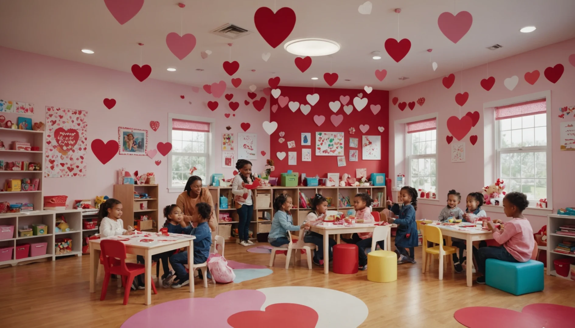 activite st valentin creche