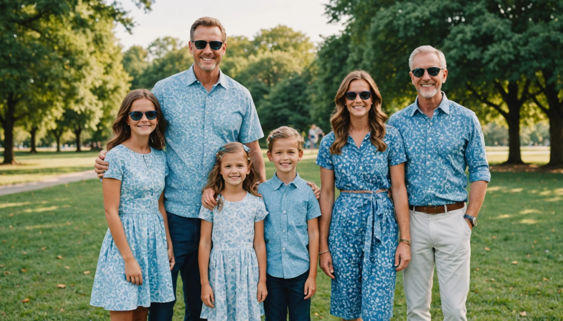 vêtements assorti famille