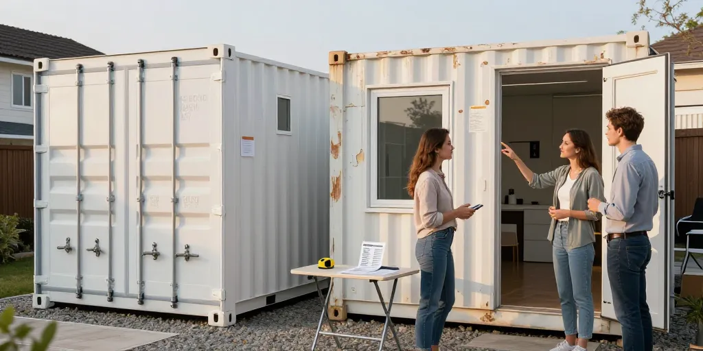 container habitable à vendre